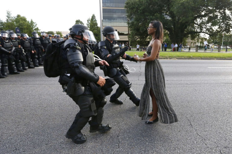 Bachman’s photo of anti-police brutality protester Ieshia Evans being arrested
by Baton Rouge police in 2016 was a finalist for the 2017 Pulitzer in Breaking News Photography